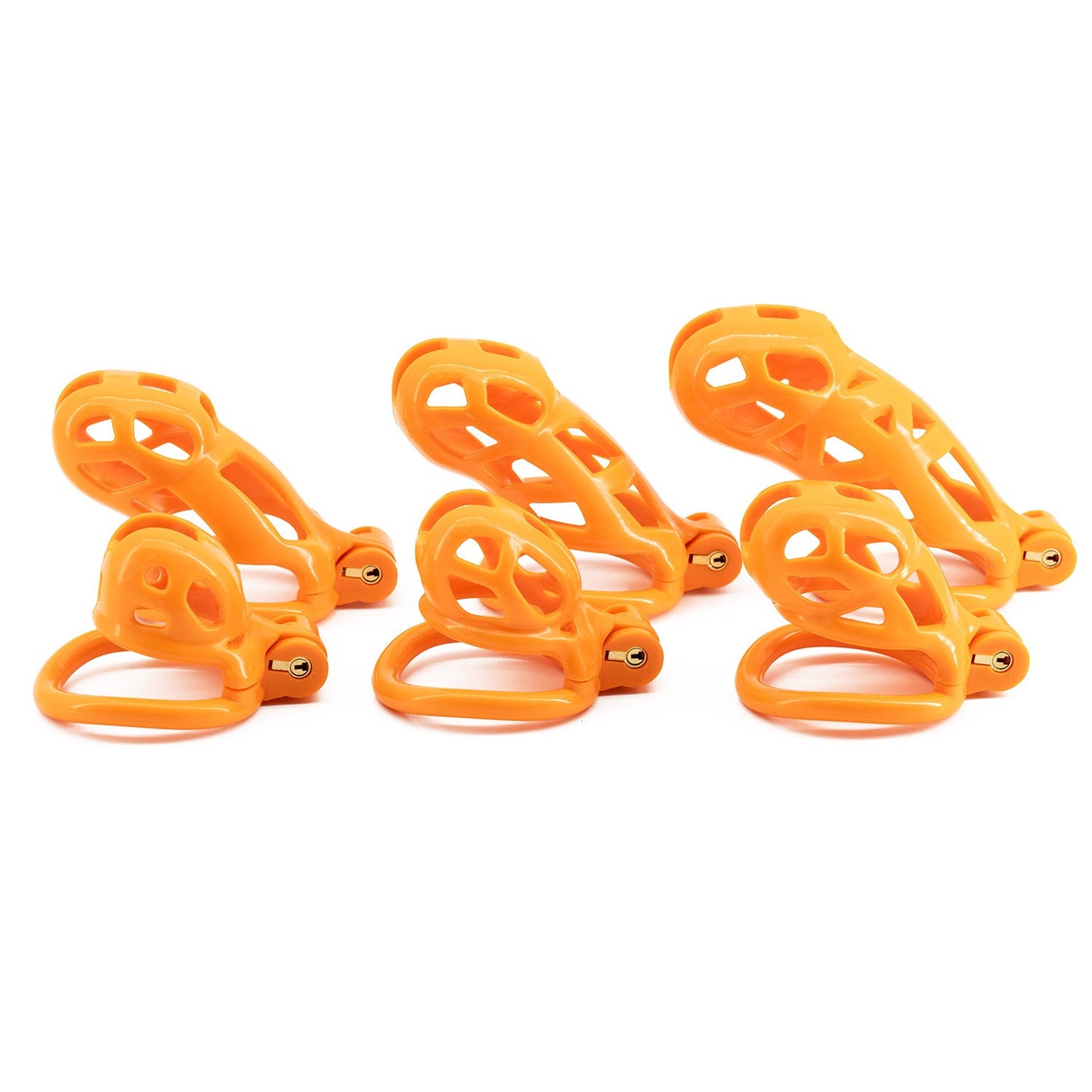Xscockcage| Jaula de castidad Cobra naranja impresa en 3D