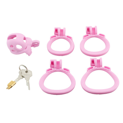 Xscockcage| Matte Texture Pink Cobra Chastity Cage 2.0