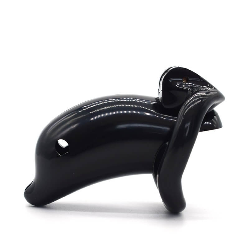  bLACK BEST  Dolphin SissyChastity Cage