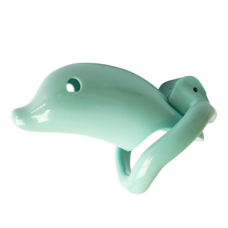 BEST  Green Dolphin SissyChastity Cage