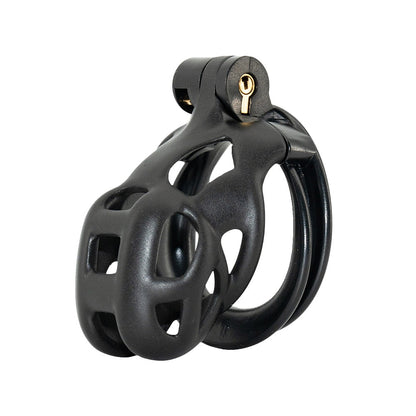 Black Cobra Chastity Cage Nano