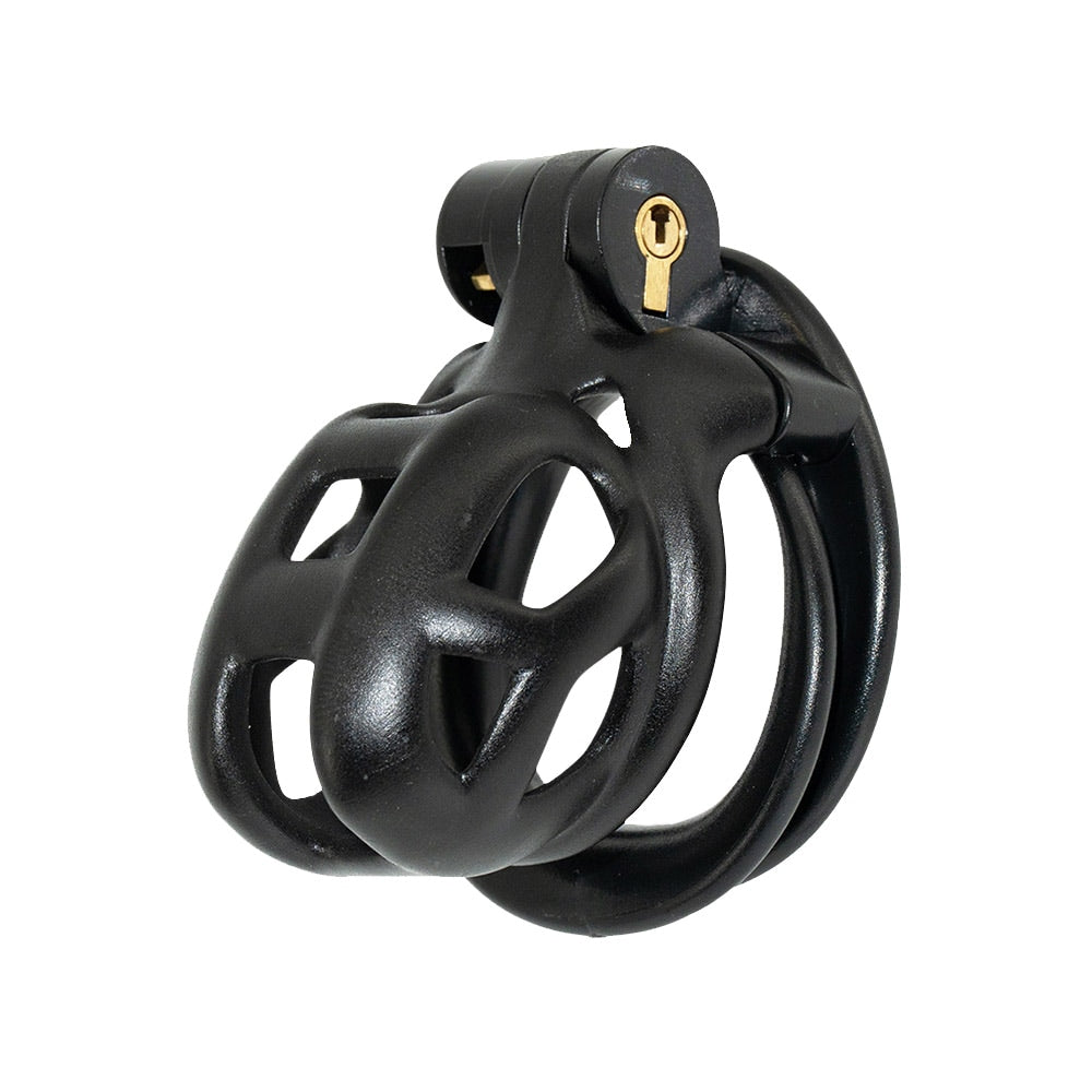 Black Cobra Chastity Cage Nub