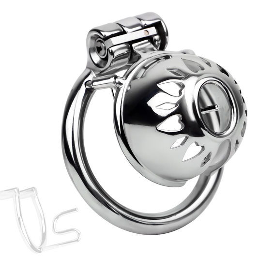 Xscockcage| Sunflower Metal Micro Chastity Cage