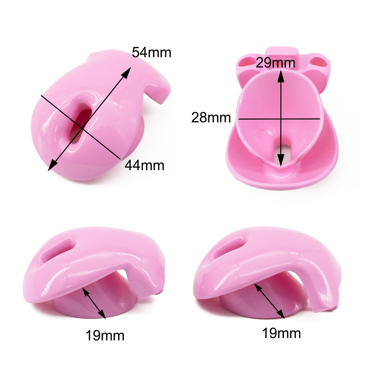 Xscockcage| Girls Chastity Lid Inverted Cage Flat Cap Chastity Cage