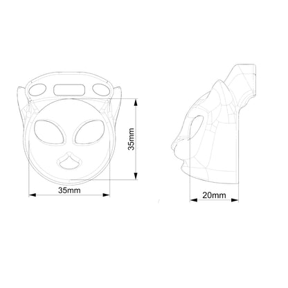Xscockcage| Venice Cat Mask Micro Chastity Cage